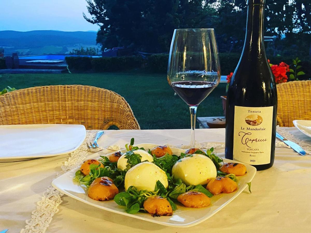 Tenuta Le Mandorlaie, Agriturismo In 스칸사노 외부 사진